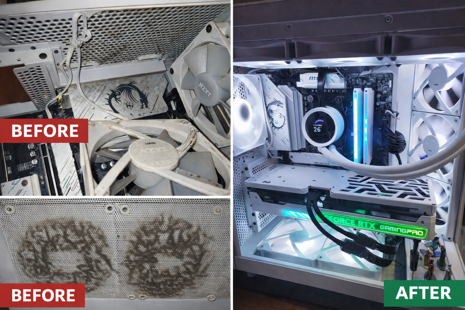 PC-Reinigung – Werkstattbild 8